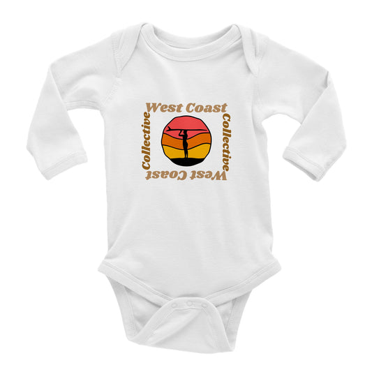 Squared logo Baby Long Sleeve Bodysuit