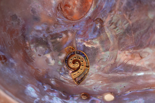 Mother of pearl shell pendant