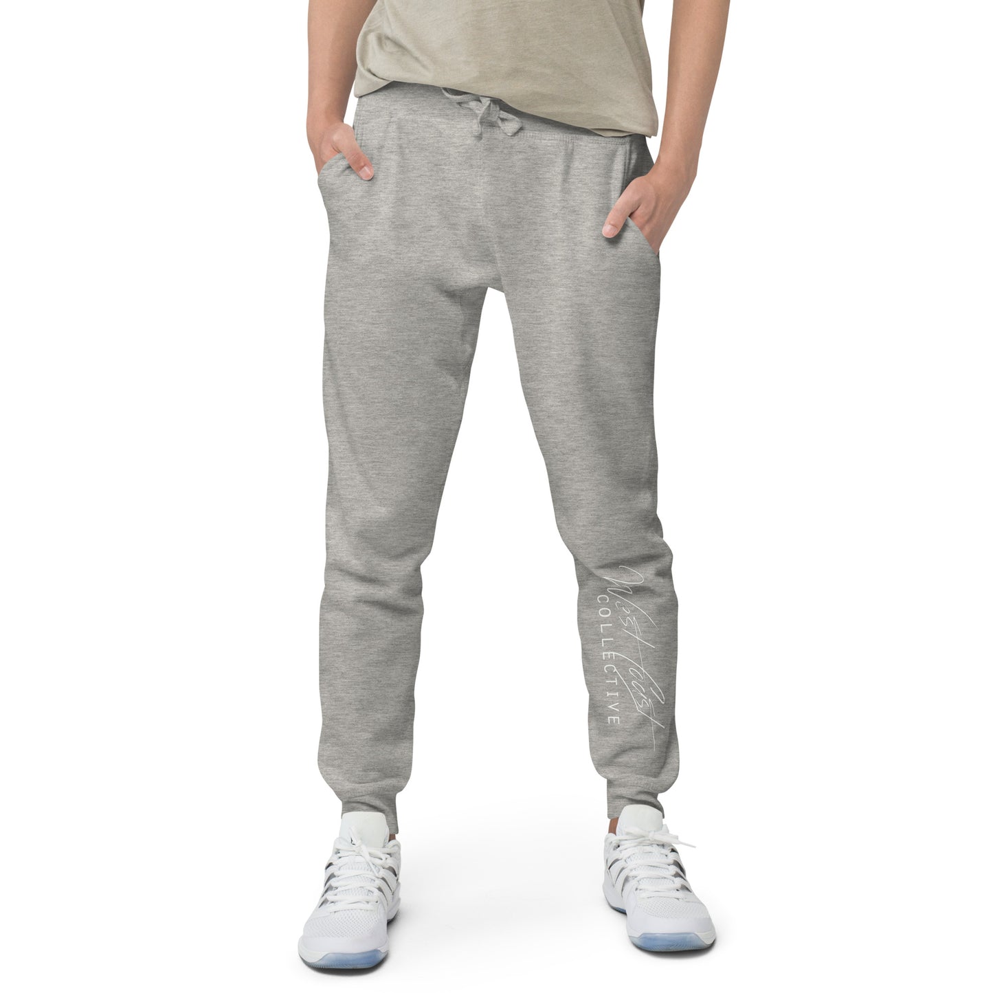 Classic sweatpants white text
